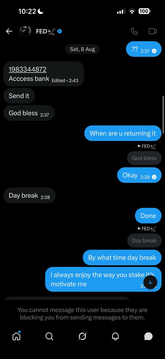 Badru495495's tweet photo. @fado_fft Person borrow u money u no gree return am u con block am na rubbish u do https://t.co/LuqU9MF9Sl
