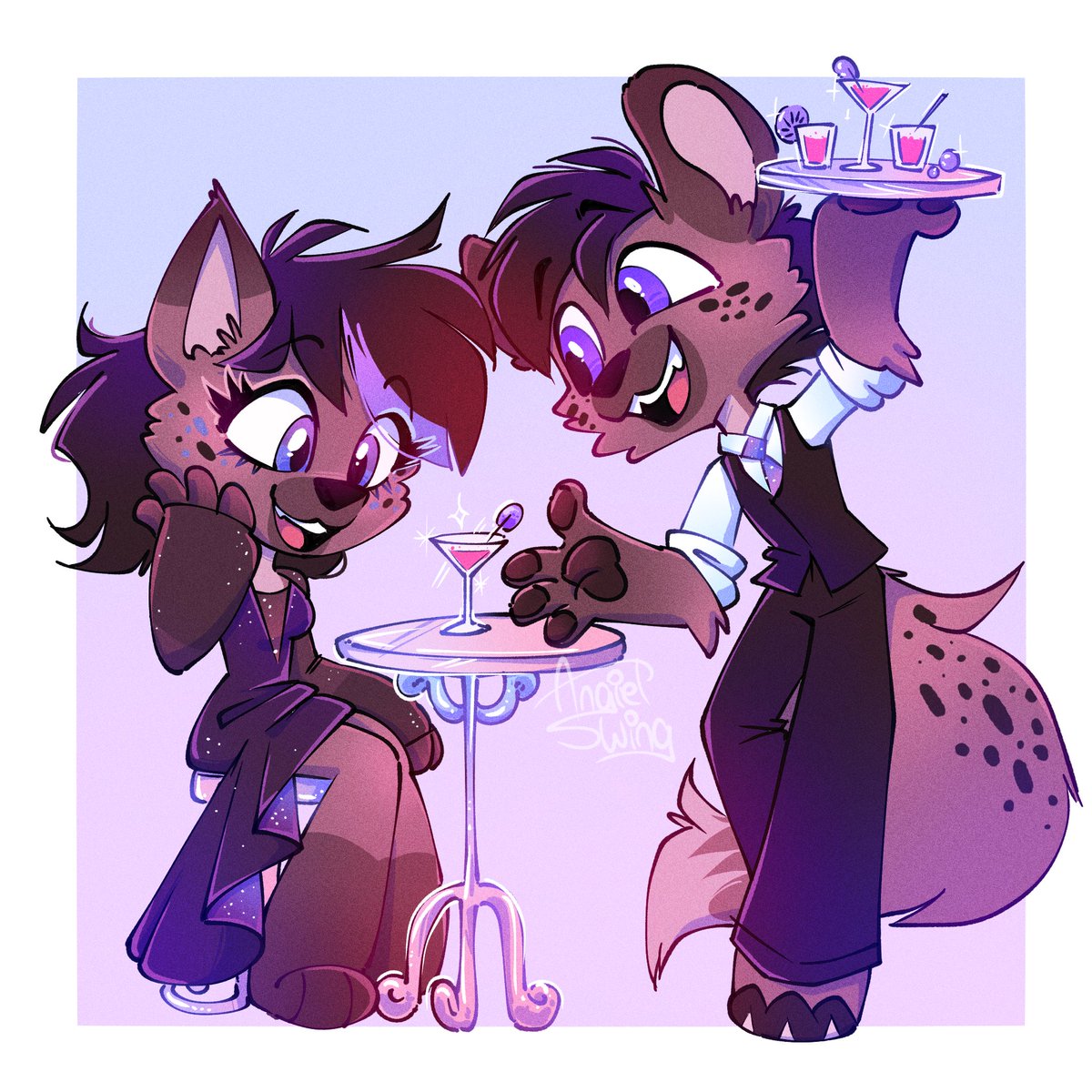 AngietSwing's tweet photo. Comms chibi for @HyenaHyperion
#commission #commissionfurry #furry #chibi https://t.co/5XcQ0cEhVn