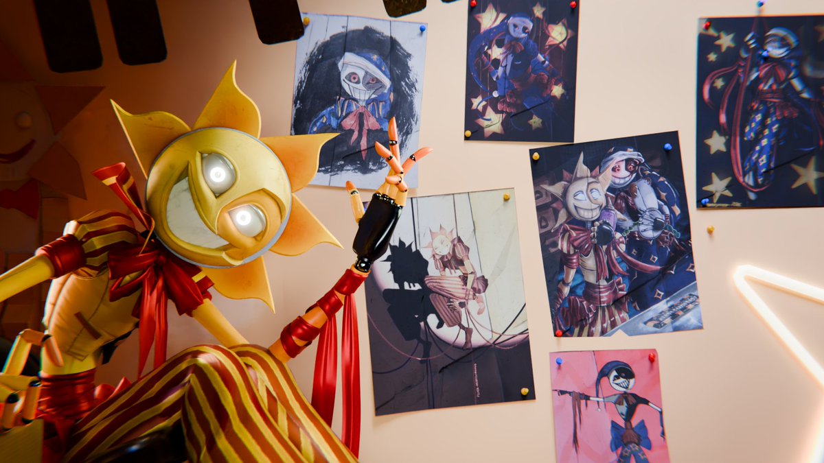 aspvera_art's tweet photo. My redesign Sun from FNAF, with the amazing art we got from Artfight!
I am making a fan game around the DCA with my redesigns and I will put every fanart I got in the game !!
Follow the game on gamejolt
#redesign3dsunandmoonfnaf #dcafnaf #securitybreach2 #sunfnaf3D https://t.co/BjddPIKTs4