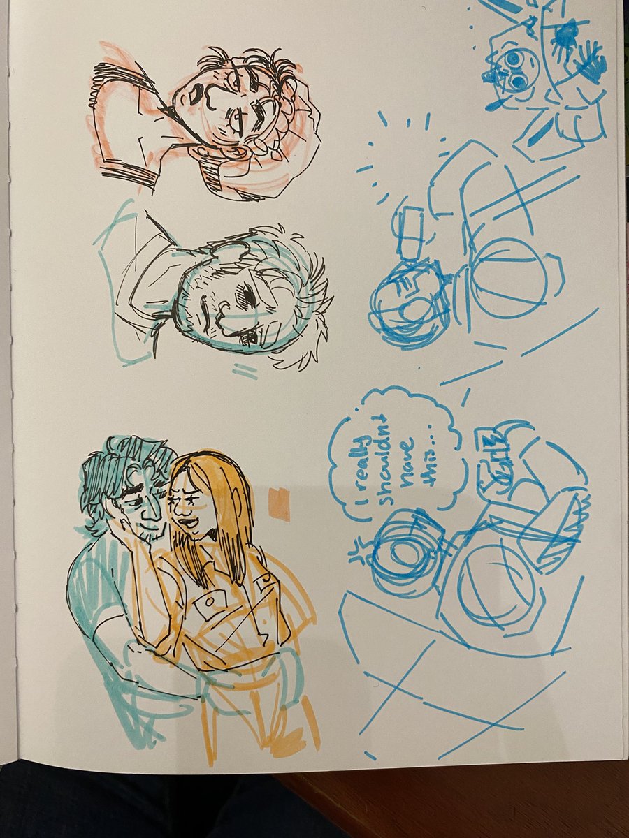 Savir_Skcuc's tweet photo. I filled up another sketchbook! This one went by much quicker because I primarily used it for class and to thumbnails (which you guys will be seeing a lot of..) 🧵 https://t.co/NqicLwJvHk