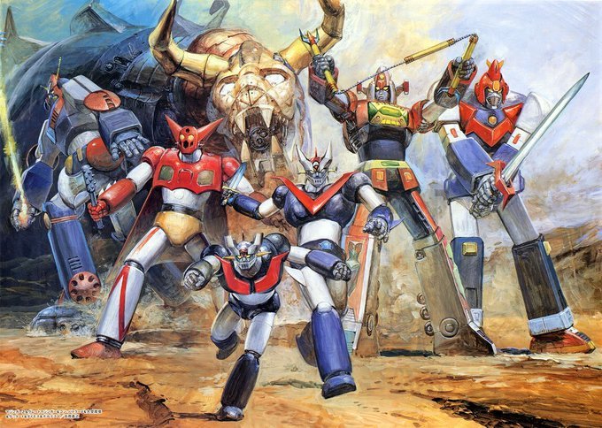 littlemucha2017's tweet photo. ( ﾟ∀ﾟ)ﾉ おはよー☕️     

Illustration: Yoshiyuki Takani🤖TOUEI animation robots https://t.co/NiPEXh1xr6