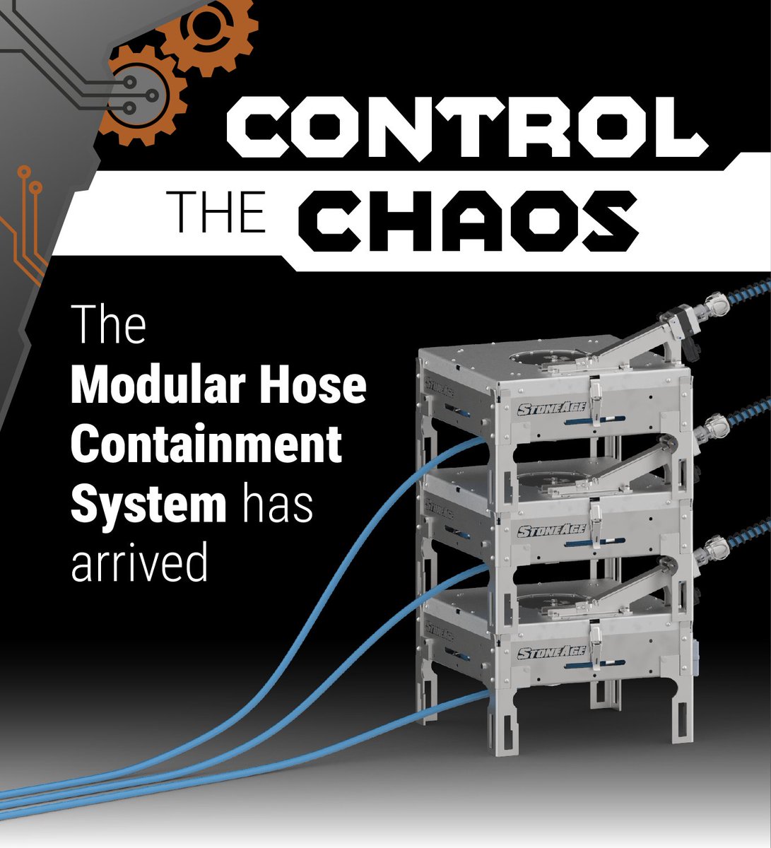 StoneageTools's tweet photo. The Modular Hose Containment (MHC) system allows crews to operate safely with fewer team members by removing the need for a dedicated hose handler. The result: improved efficiency, faster ROI, and reduced risk on the jobsite. https://t.co/BtvRd865sC