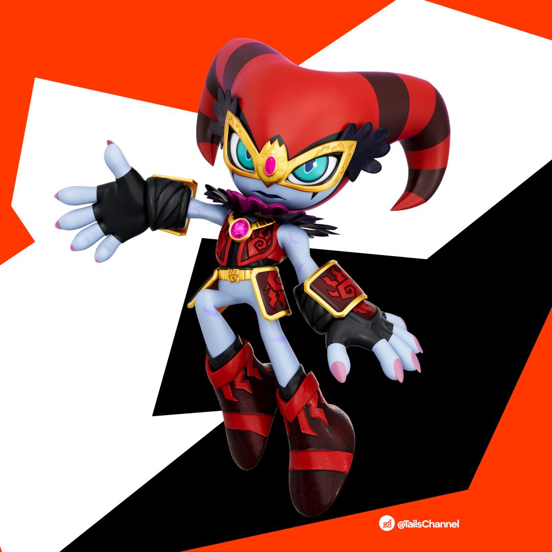 TailsChannel's tweet photo. Here's a look at official renders for NiGHTs and Reala, returning to #SonicRumble Party. You can find them alongside Metallic and Chrome skins of NiGHTs, available in the Red Ring Shop.

#SonicNews https://t.co/cGFLiGudyM