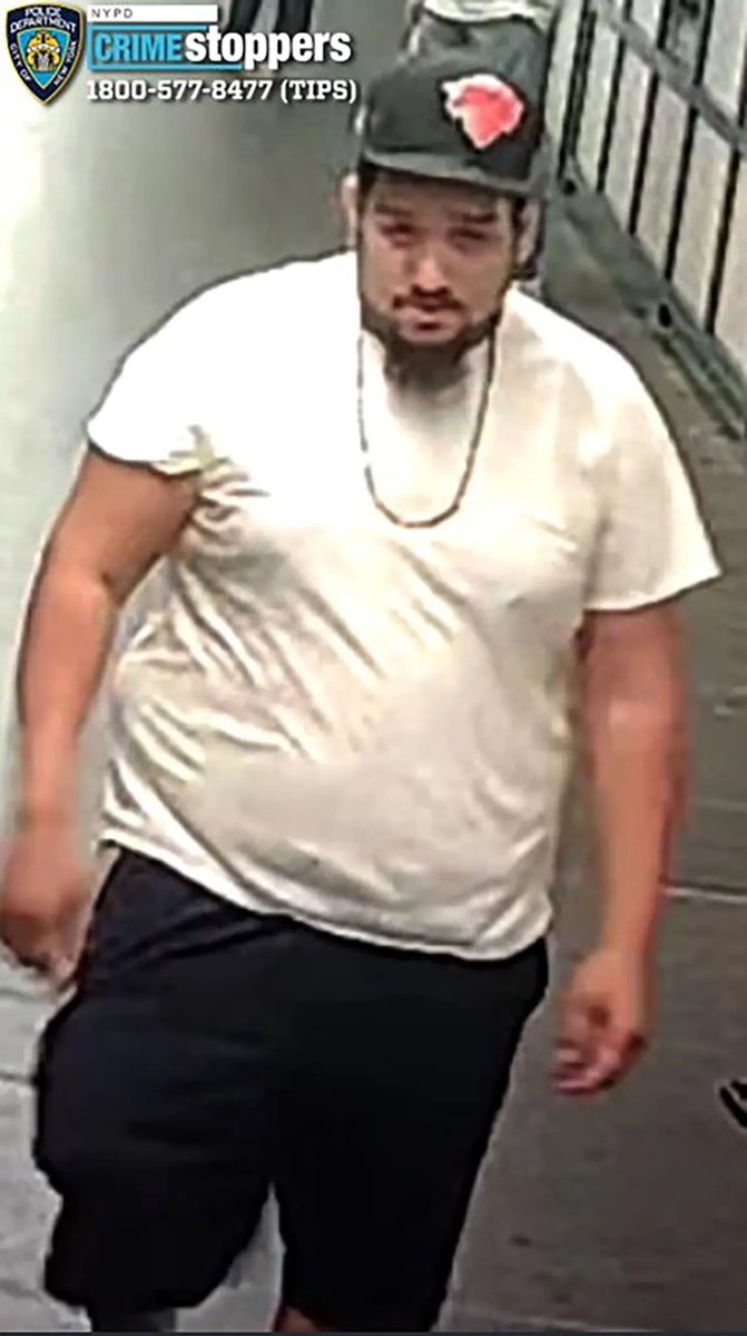 Crime_In_NYC's tweet photo. A man was stabbed in the stomach when he tried to stop an unruly trio from ganging up on an elderly man on a Queens subway platform.

Aaron Rodriguez, 35, a hotel chef from Briarwood, says he was on his way home from a late night with friends around 5 a.m. Thursday when he spotted the three harassing the senior on the southbound No. 7 train platform of the 82nd Street-Jackson Heights station.

“They were just yelling s–t at [the older guy] – calling him names and this and that,” Rodriguez said. “I was like, ‘Leave the guy alone!’”

That angered the trio, who said nothing before they “started throwing fists” at Rodriguez, he recalled.

“They just started fighting with me and just started scrapping, so I did my best to hold it down to defend myself,” he said. “But at some point during the scrap, they ended up stabbing me a couple times.”

Rodriguez was stabbed twice in the stomach with an “unknown sharp object,” police said.

Rodriguez was taken to the Elmhurst Hospital Center where he remained Friday, awaiting surgery to make sure nothing is awry internally before they close his wounds with stitches.

He is expected to be released over the weekend, he said.

Photos of the suspects are posted below. Anyone with information about this incident is asked to call the NYPD’s Crime Stoppers Hotline at 1-800-577-TIPS (8477).

Via @nypost