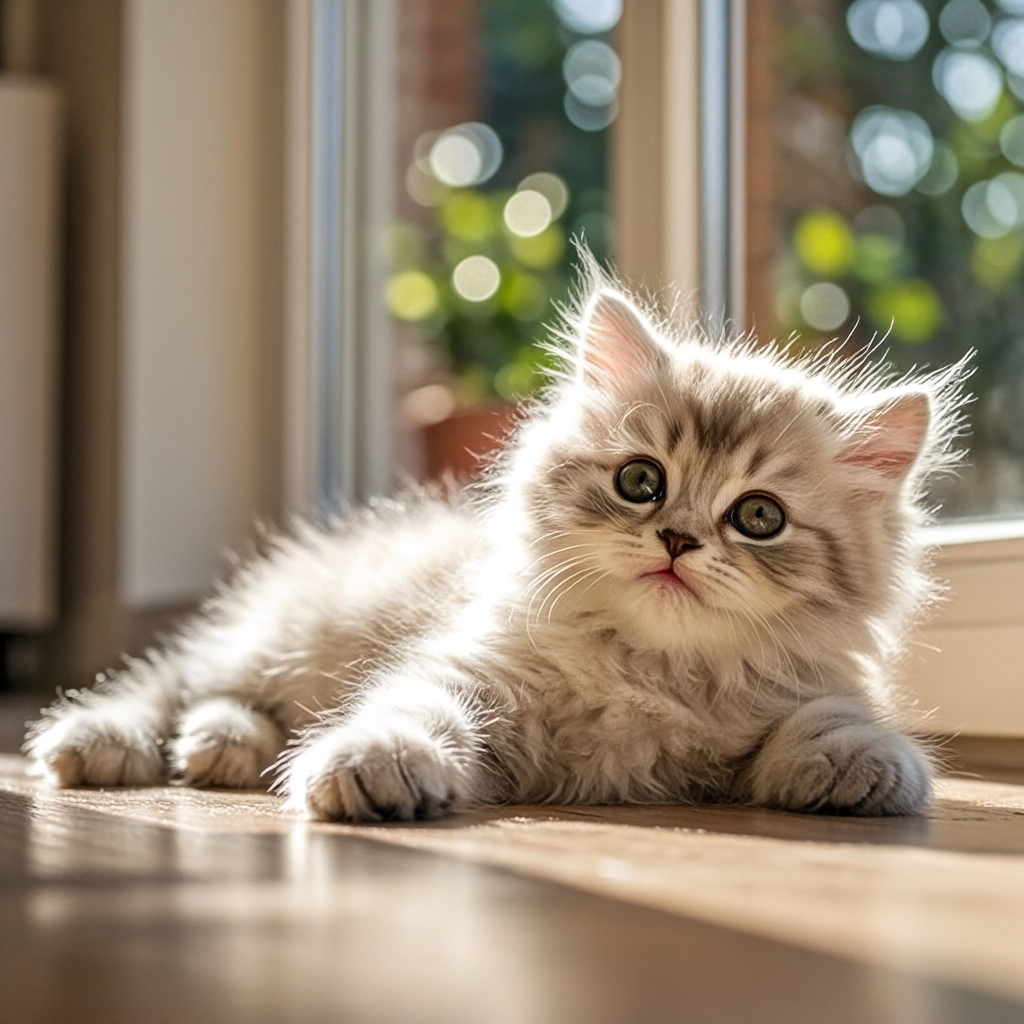 MickaelGoore's tweet photo. Nothing beats the quiet joy of coming home to a fluffy pet waiting at the door—best stress reliever ever!， https://t.co/5Fp2HZGfMH