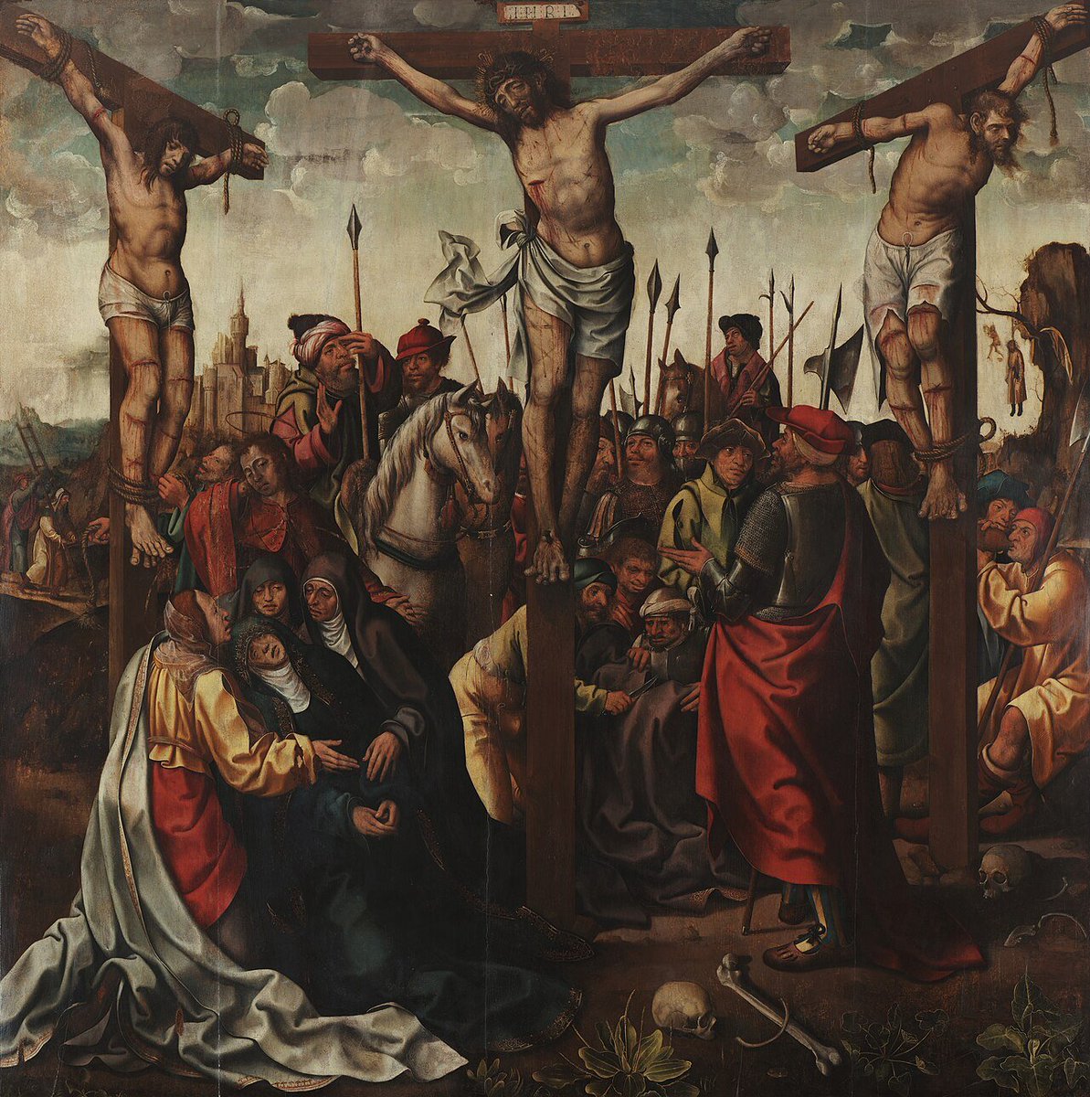Bless_img's tweet photo. Curcifixion of Christ,  by Grão Vasco [Vasco, the Great](circa 1530) https://t.co/hUByIZMlca