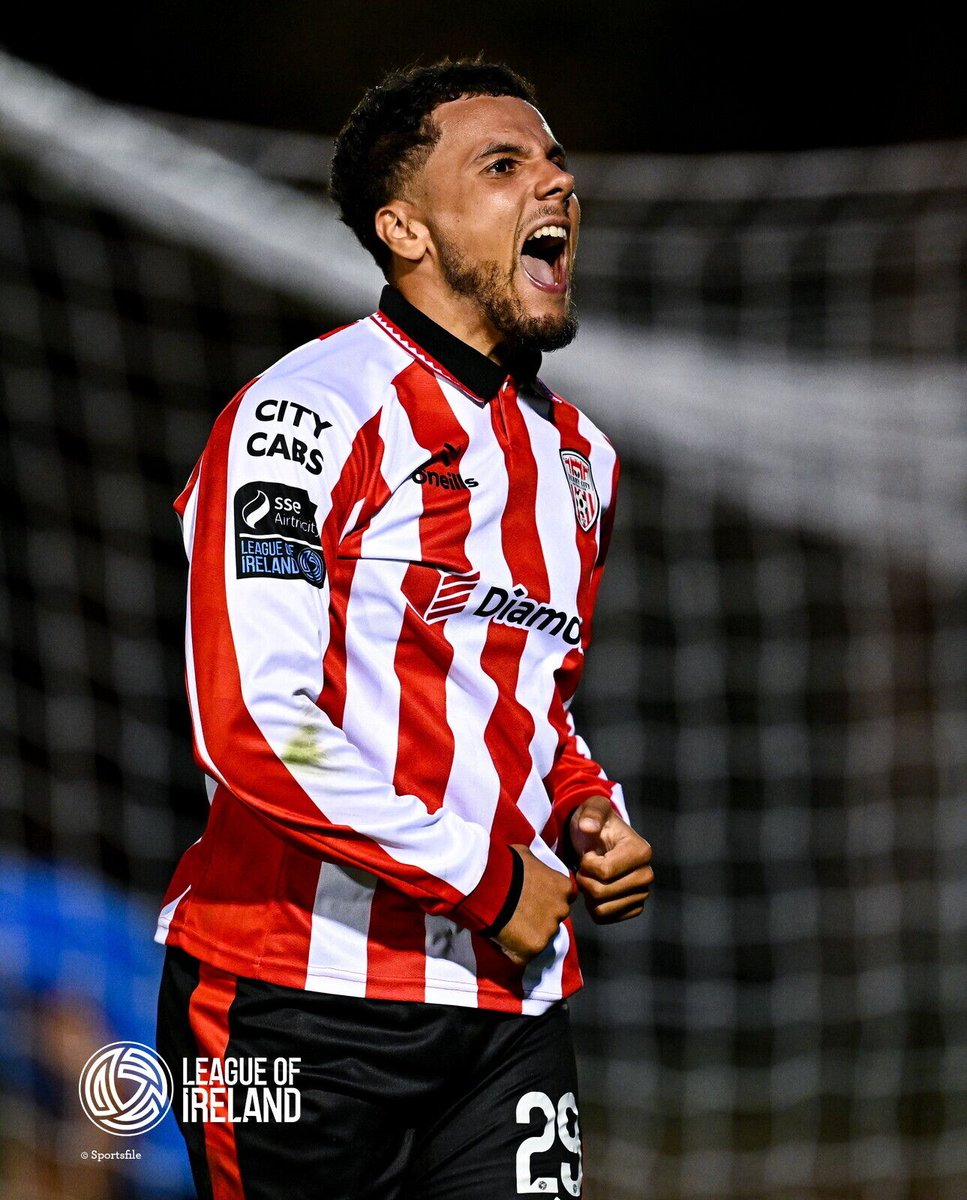 derrycityfc's tweet photo. Off the Mark! 👊 Tyler Smith's goal is his first for the Candystripes! https://t.co/KGDgSYdmzO