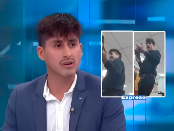 ALECMORRIScr7's tweet photo. JAIR MANRIQUE HOSTIGÓ A TRABAJADORA DEL CONGRESO Y LUEGO SE QUISO HACER LA VÍCTIMA, DICIENDO QUE ELLA LO HABÍA AGREDIDO; TESTIGOS LO DESMINTIERON. UN VIDEO MUESTRA COMO GRABABA COLOCANDO EL CELULAR A CENTÍMETROS DEL ROSTRO DE LA MUJER. MUÑANTE PIDIÓ LA INTERVENCIÓN DE ÉTICA... https://t.co/KQ9OHz0J2m