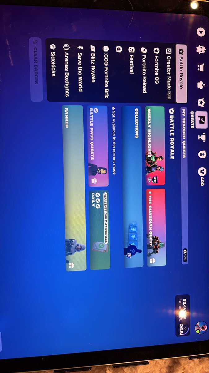 tiffanyoppedi's tweet photo. @FortniteStatus the new Sprite Spree quests are not appearing for me at all. I’ve reached out to the support desk and I’ve gotten no where. https://t.co/avYA8vCrbz