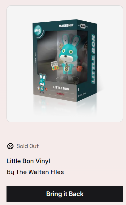 Astrova_Stuff's tweet photo. I want this back in stock, Little Bon come home😭 #TheWaltenFiles https://t.co/m7Z8qQ7Pxp