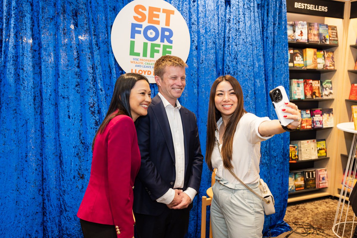 AusPropPro's tweet photo. Finally, Set for Life Is Here! 🎉📚

Finally, our new book, Set for Life, is officially launched! What an incredible day it was. ✨

I’m genuinely excited to hear what you all think of the book and, most importantly, your honest reviews.

Cheers to Set for Life! 🥂📚✨ https://t.co/2QrJp6qmb2