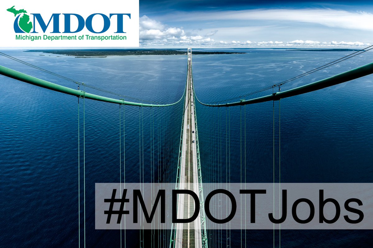 MichiganDOT's tweet photo. MDOT has the following open positions:

Region Senior Geotechnical Engineer in #Southfield ($44.50 - $63.10/hr): https://t.co/7ew6tcNNbX 

Secretary in #Detroit ($24.49 - $32.20/hr): https://t.co/ZxfItQ8w3E 

#MDOTJobs #MIGovJobs https://t.co/WNscm6R6oc