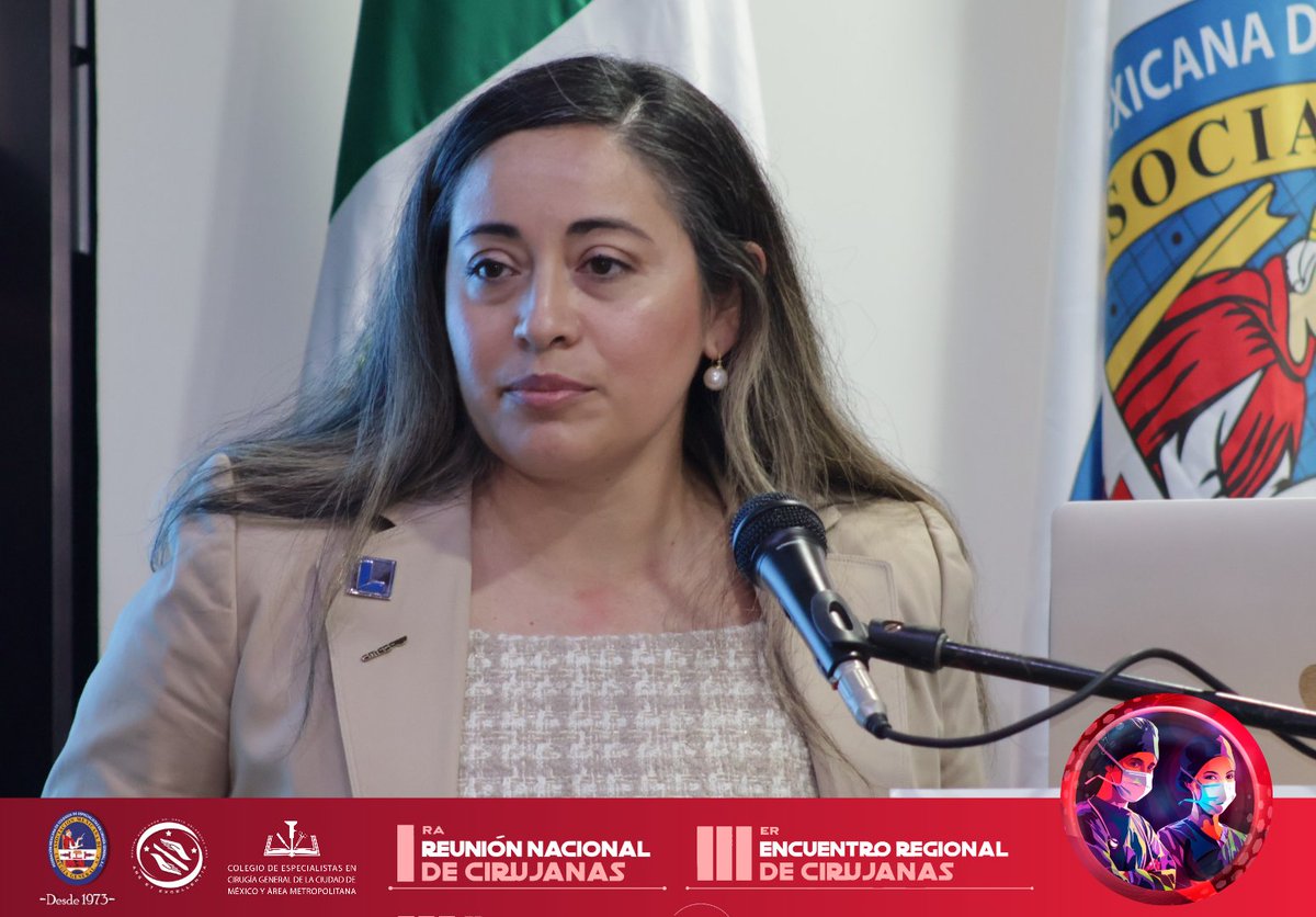amcgmx's tweet photo. 👩⚕️ Dra. Minerva A. Romero, MD, MPH, FACS
🩺 Tema: “Creating a gender-inclusive culture in surgery”
Una cultura incluyente fortalece a toda la comunidad quirúrgica.
#AMCG #ReunionNacionalDeCirujanas #EquidadDeGenero #Inclusion #CulturaQuirurgica #CirugiaGeneral https://t.co/u5zZ61jbKG