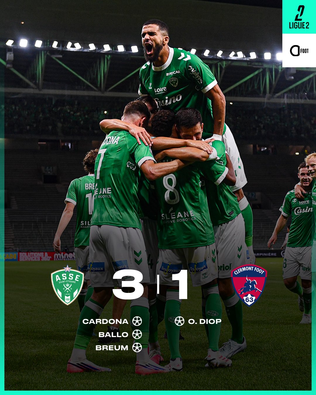 🚨 L’AS SAINT-ÉTIENNE ÉCRASE CLERMONT ET SIGNE UN DÉBUT DE SAISON PARFA...