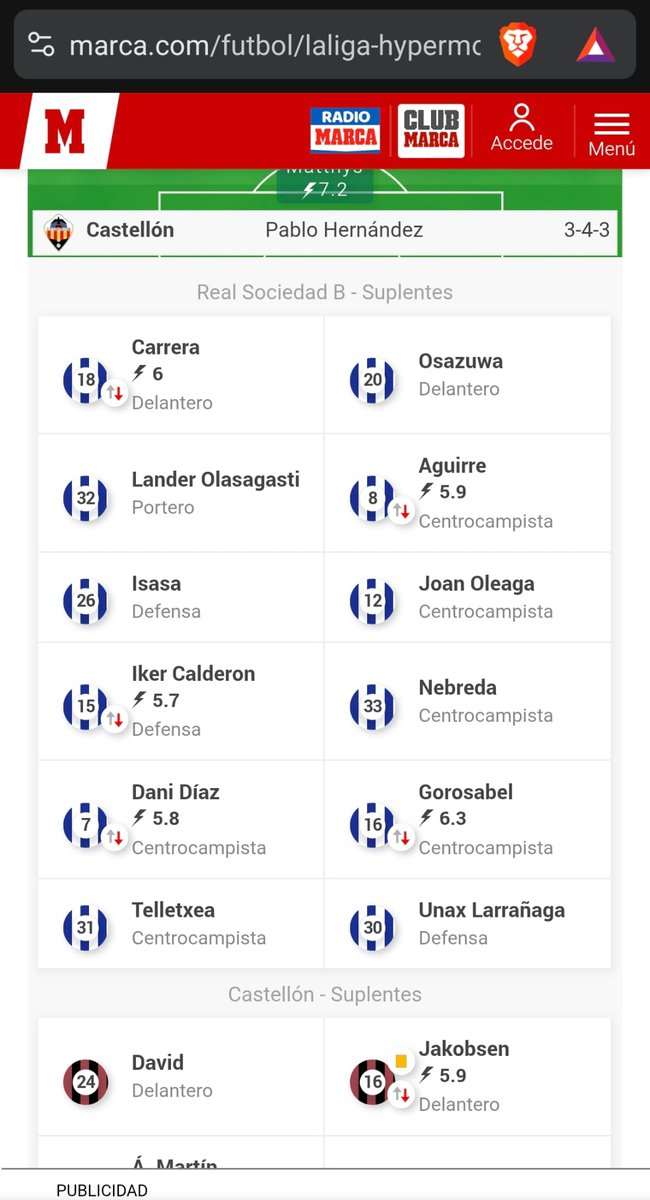 eh_racing's tweet photo. @marca a ver si os informáis un poco mejor, que en el partido Real Sociedad B - Castellon de hoy el jugador txuri urdin con el dorsal número 30 era Peru Larrañaga Vazquez, no Unax Larrañaga https://t.co/spLs3pSQDS