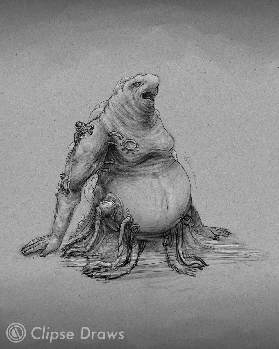 Clipse_Monsters's tweet photo. I quickly tried making him in an organic machine part. I might put some more time in working out this idea. https://t.co/zCGTEstdoZ