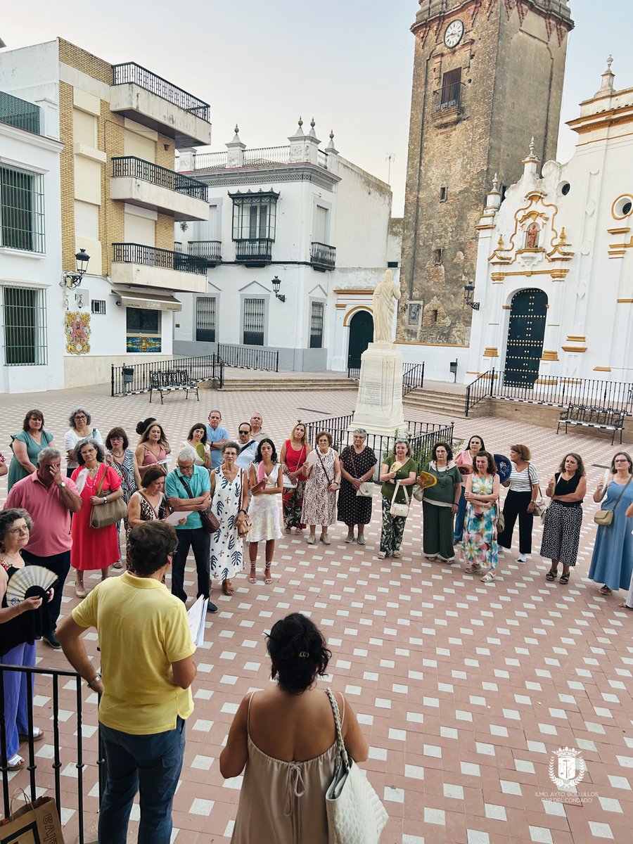 AytoBollullos's tweet photo. 🔵 LA IV RUTA DE PATRIMONIO RECORRE LA HISTORIA LOCAL Y CIERRA EL PROGRAMA ESTIVAL 2026.
La cuarta Ruta de Patrimonio del Verano 2026, titulada «Entre la Puentecilla y la Cruz de Labradores», recorrió distintos enclaves de Bollullos Par del Condado. https://t.co/hoCDuOGxVa
