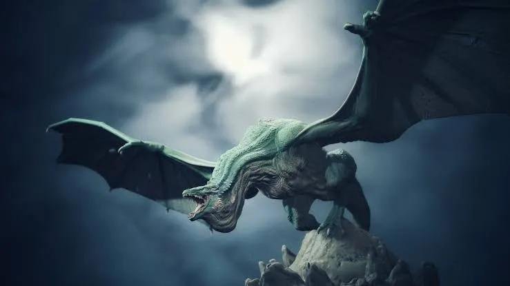 Jadeeslike's tweet photo. Even with one eye, Aemond still managed to ride the biggest dragon in the realm. 

Come on, let's stop pretending that wasn't impressive. https://t.co/dVxLnUikXf