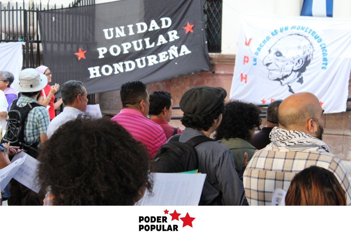 PoderPopularhn's tweet photo. 🤝 El Poder Popular se suma a la Unidad Popular Hondureña (UPH), que realizó su primera acción este jueves 13 de agosto en #Tegucigalpa. https://t.co/t8FocHln7Y