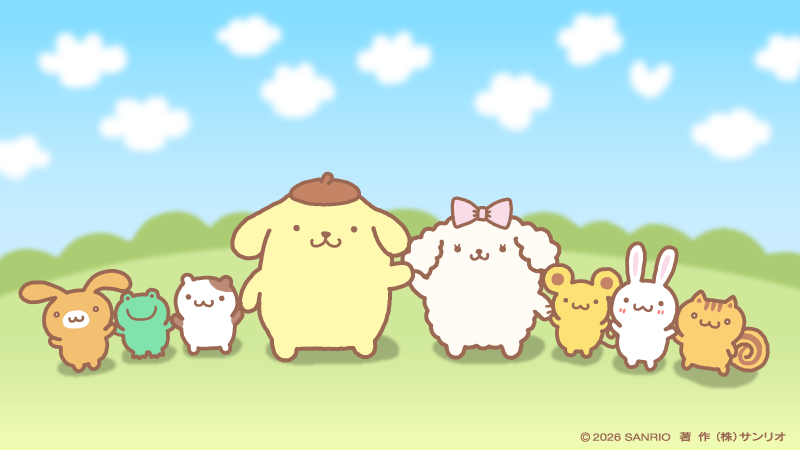 purin_sanrio's tweet photo. みんなと笑顔で過ごせるのって、とっても大切なことなんだ♪ https://t.co/XHn2JtbDmH