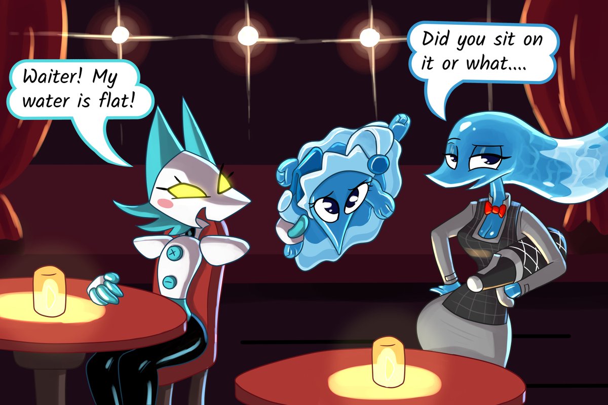Noctulov's tweet photo. Could really use a bit more CO2

Good thing Tasque Manager is water proof.
#flattening #deltarune https://t.co/DqhN23xcrB