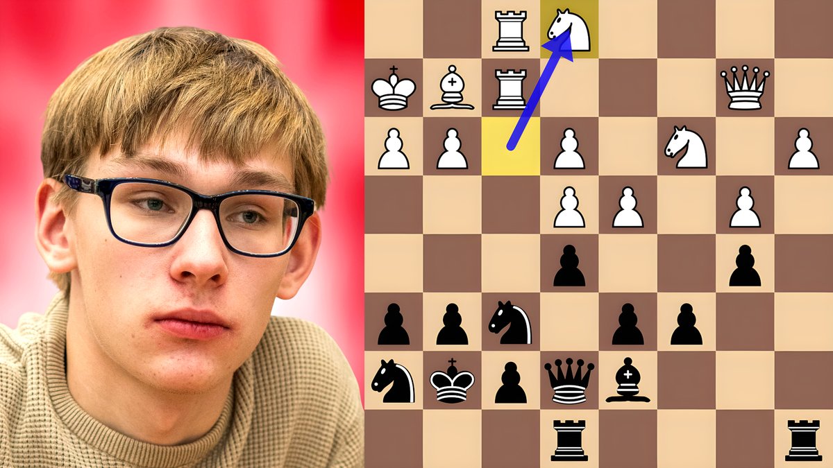 ChessNetwork's tweet photo. How would you reply to 26. Ne1?
Nakamura vs Lazavik, 2026 #EWC https://t.co/EiKwPAzxTA