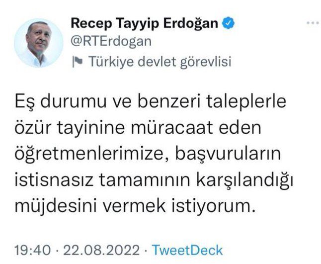 malatyaegs44's tweet photo. @RTErdogan Sayın Cumhurbaşkanımız, eğitim camiasının bu samimi beklentisini duyacağınıza inanıyoruz. Öğretmen ailelerine verilecek bir il emri müjdesi, bizler için unutulmayacak güzel bir destek olacaktır. 🇹🇷
#MaarifAilesiMüjdeBekliyor
@RTErdogan @EmineErdogan @_cevdetyilmaz @Yusuf__Tekin https://t.co/VMz0HNqbkT