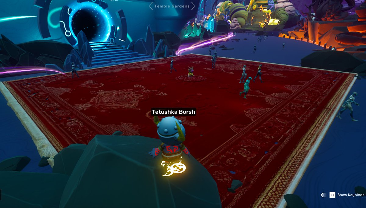 RuzaDen's tweet photo. Who forgot the carpet? @OthersideMeta https://t.co/hYJUoI07Oq