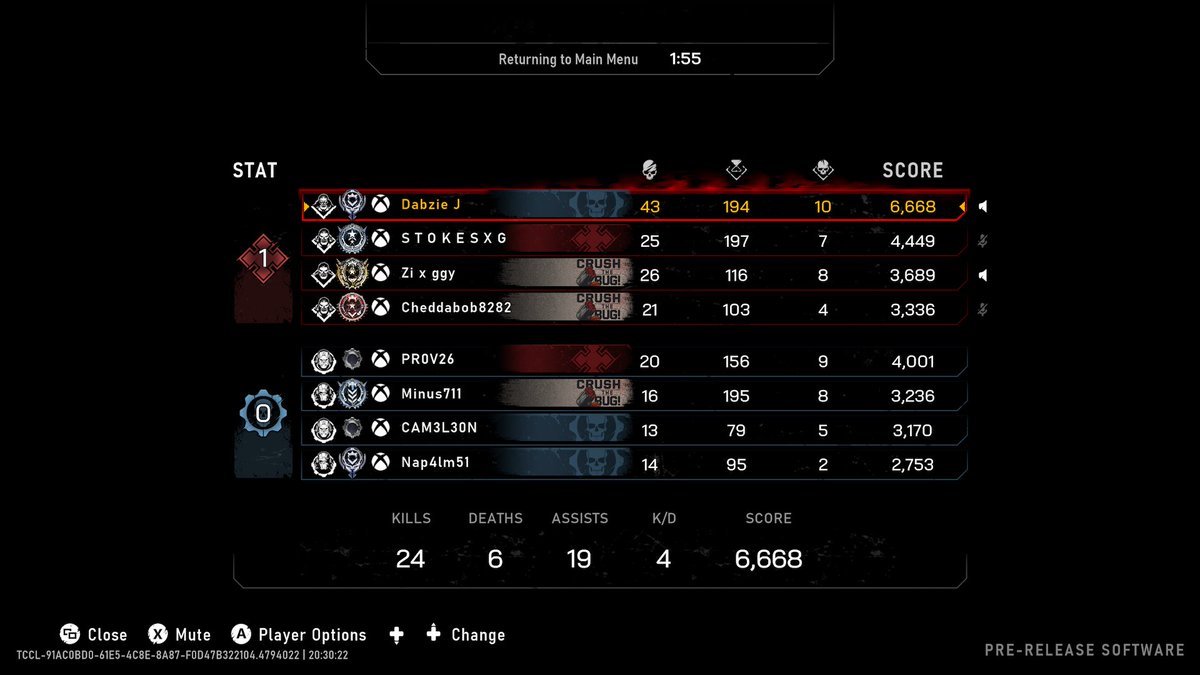 Dabzeye's tweet photo. 4 piece to save the hill point, cheeky 43 elims 
#GearsEdayBeta https://t.co/0don1ZCfAt