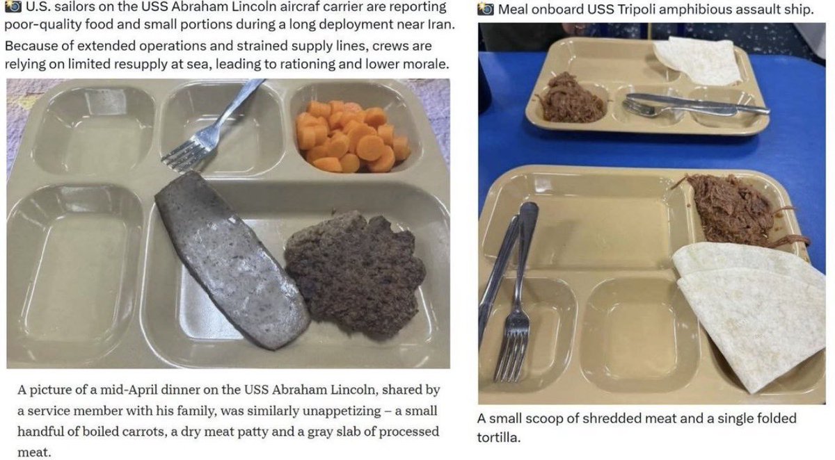 gwyrain's tweet photo. Completely in favor of finding all of these guys frowning at their food like its a hotel review and DD'ing them. They probably only joined for disability anyways. 

We've simply lost the nerve, will, and all other synonyms to fight a war. "Is we getting fresh pillows?" https://t.co/XnQaWkaHbh