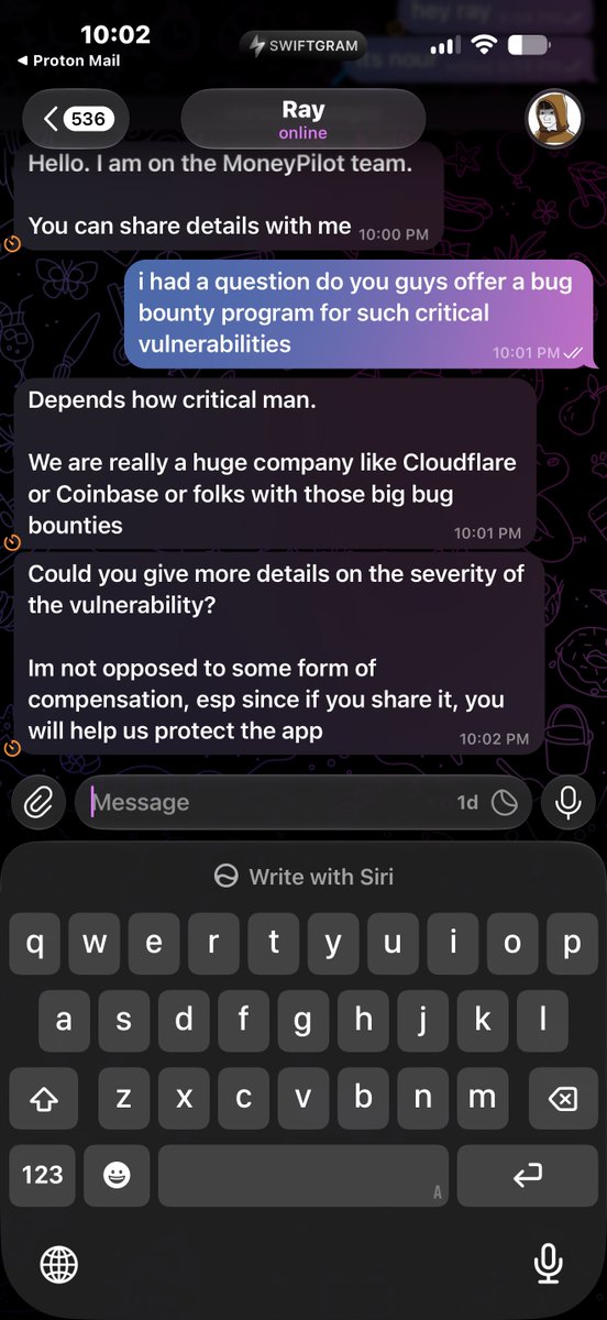 ghstwnn's tweet photo. 1/ MoneyPilot (run by Bloom Processing LLC) never checked if you actually paid before handing out a premium subscription. i found the hole, reported it the right way, and got stiffed for it. full story below 🧵 https://t.co/zOzaTuIoqT