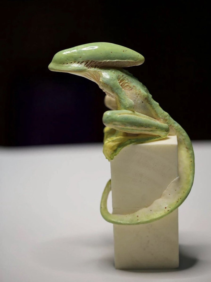 solisolsoli's tweet photo. Xenomorph frogs sculptures — Li Changchun https://t.co/YpK3pV7yYc