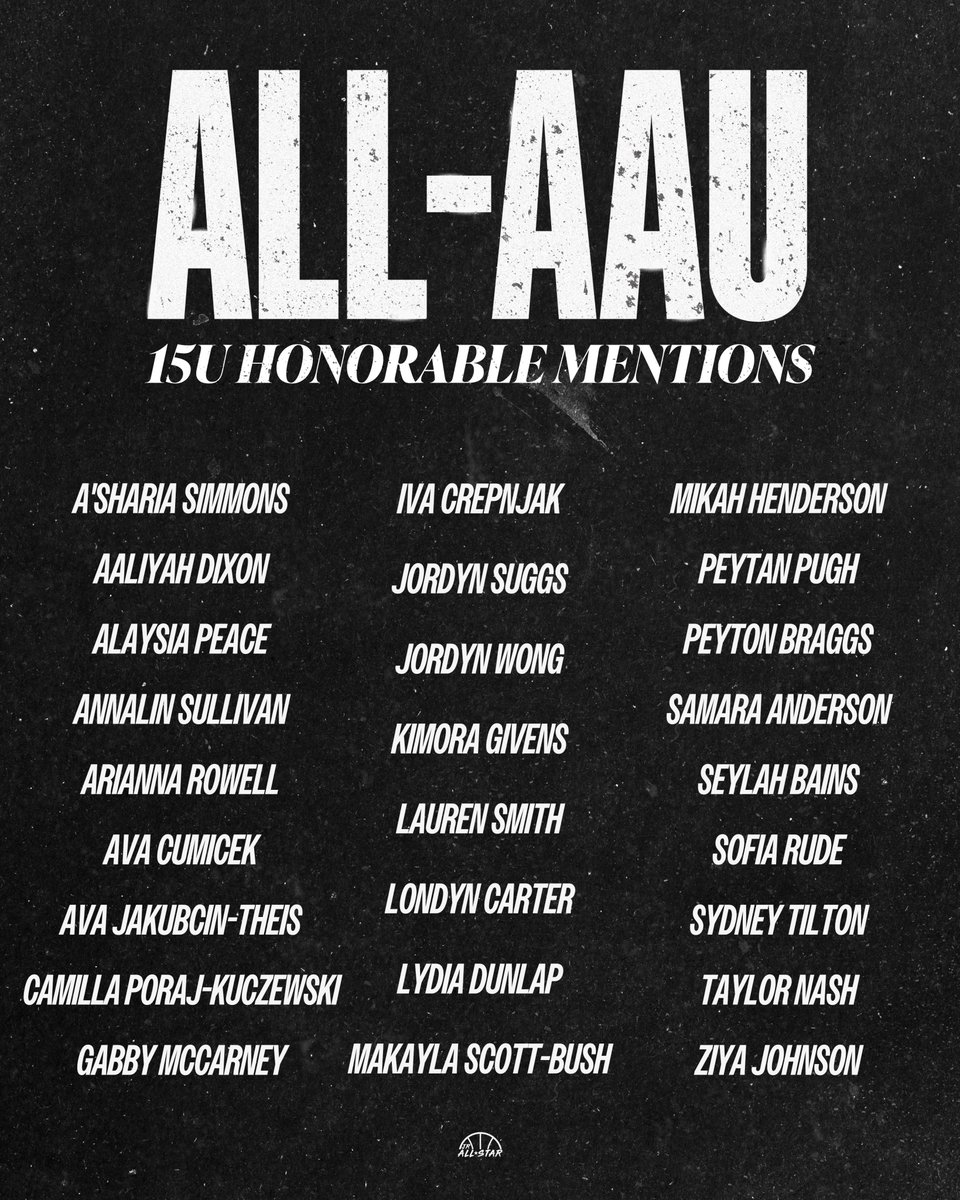 JrAllStarBB's tweet photo. Congratulations to our 15u All-AAU teams. 🙌 https://t.co/wyWv8J8zd0