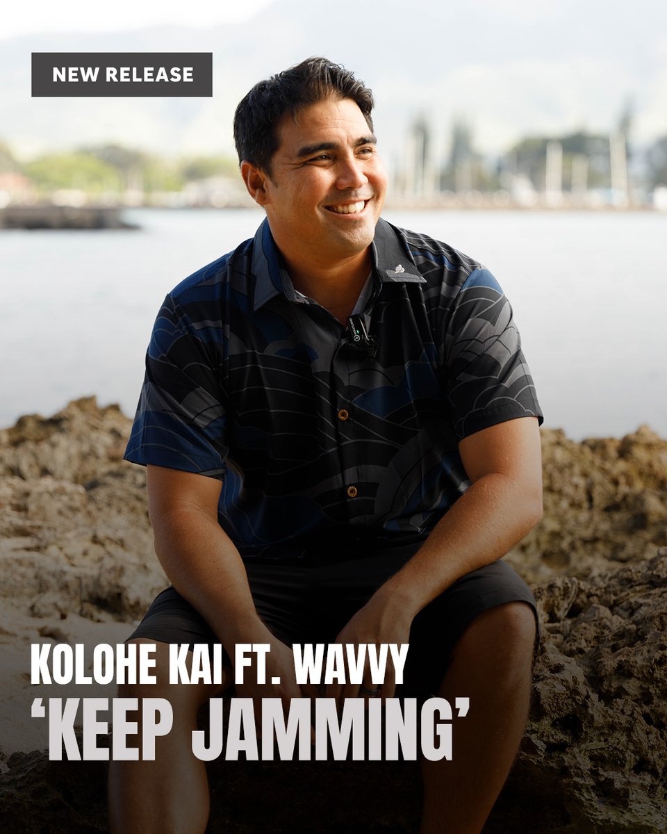 Precise_Digital's tweet photo. New release from @kolohekai_music feat. Wavvy out now! 🙌

“Keep Jamming” is a heartfelt message encouraging the next generation of musicians to keep creating, keep playing and keep carrying music forward.

What inspired the song? Swipe across to hear Kolohe Kai explain how two words from the legendary Fiji shaped 'Keep Jamming', and what it means to have Wavvy on the track 🤍

Stream: https://t.co/kikRhhelOT