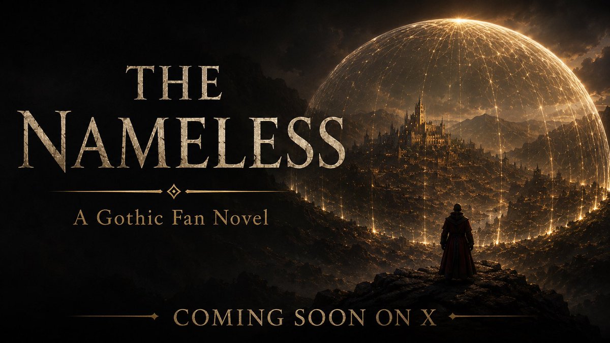 Boro_gpt's tweet photo. AI wrote a full Gothic fan novel.

THE NAMELESS follows the Colony, the Barrier, the Eye of Innos — and the man the world could never quite put in its ledger.

Two parts. 149 pages. Written as a tribute to the world created by Piranha Bytes.

Read it here: https://t.co/fProWc8XcE https://t.co/1y1rLLkWMV