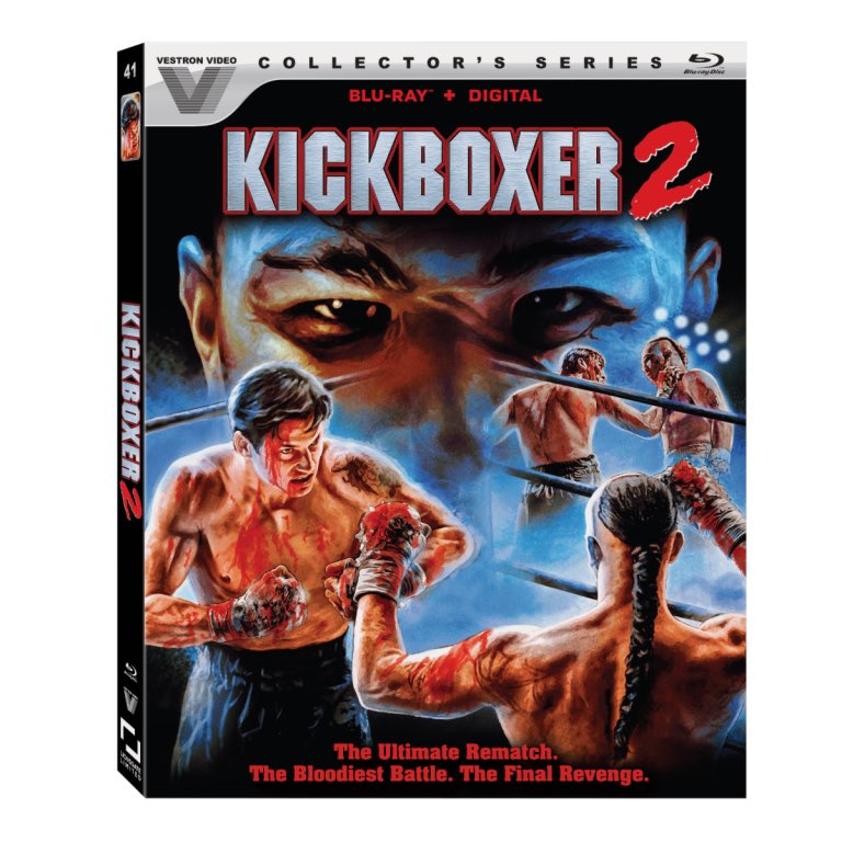 JMJActionFlix's tweet photo. Lionsgate Limited Unleashes KICKBOXER 2 on Vestron Collector’s Special Edition Blu-Ray this September! #Kickboxer2 @Lionsgate https://t.co/ztT8fDB42m https://t.co/4UuciZL6b4