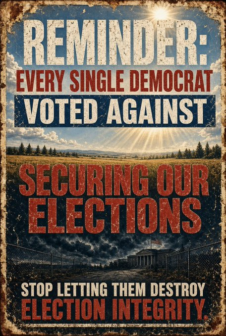 gschuman's tweet photo. @ScottPresler @erinkoper Only American Citizens should be voting. Every non-citizen vote disenfranchises a citizen. Protect our votes. https://t.co/OBCUB13jNe