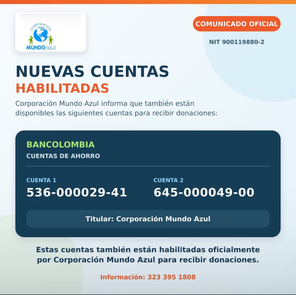 nikyfert's tweet photo. Corporación Mundo Azul, Esta enfocándose en recibir Donaciones destinadas a Reparación, a reconstruir Casas afectadas en el CHOCÓ…  la comida que está llegando ES  MUCHA Y HABRÁ PARA UN BUEN TIEMPO, Pero mucha gente querrá volver a sus hogares, Ayudar a reconstruir es vital. https://t.co/h9inXMJLMk