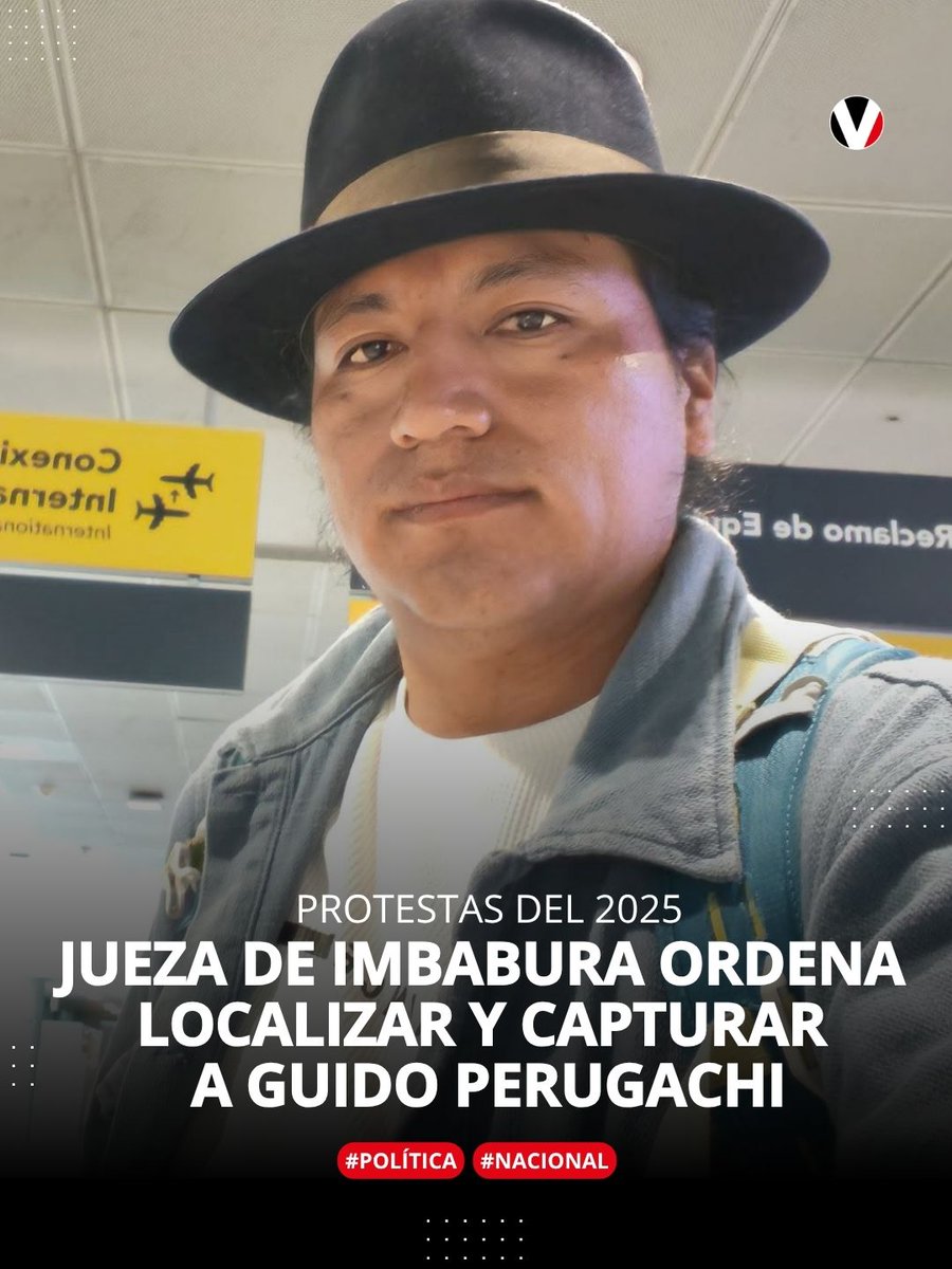 revistavistazo's tweet photo. 🔎 Una jueza dispuso prisión preventiva contra el dirigente indígena Guido Perugachi, por el presunto delito de paralización de servicios durante el paro del 2025 en #Ibarra, provincia de #Imbabura. Esto argumentó: https://t.co/KzXvvJYo3R https://t.co/J56zQiUqXi