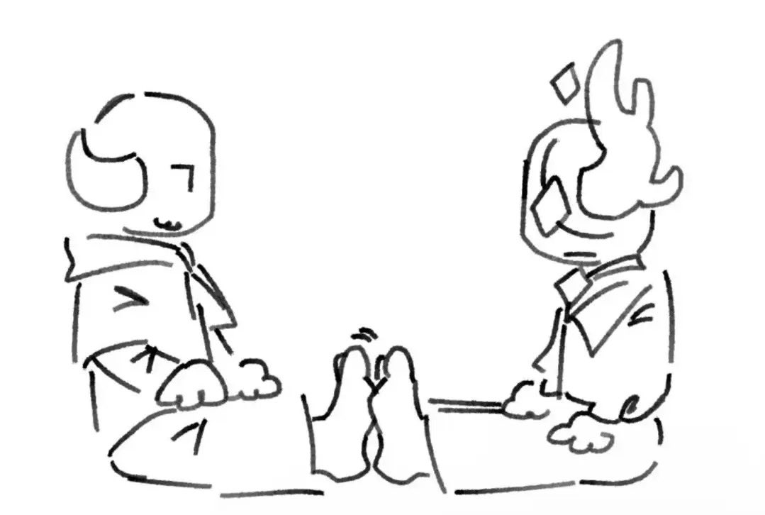 nukemuncher's tweet photo. new date idea: we stare at each other while wiggling our patas together #phighting #medboardphighting https://t.co/5Kqx208SRQ