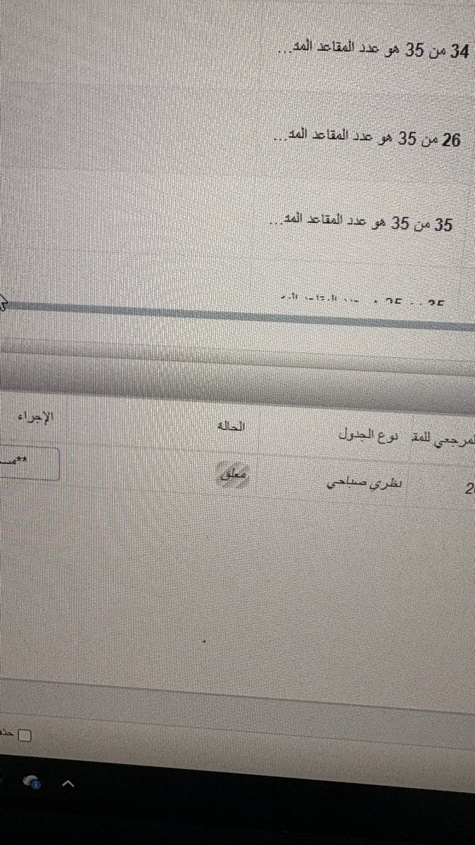 ioco00's tweet photo. @GD6422 ما اقدر أضيف مواد و جدولي فاضي و الكلية ما ارسلوا لي الجدول الجاهز و الوقت بيقفل ايش الحل ؟ https://t.co/7qp8Ojucjj