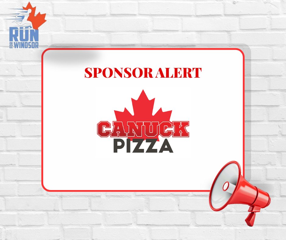 runforwindsor's tweet photo. SPONSOR ALERT!

Thank you to Canuck Pizza for sponsoring the 6th Annual Run for Windsor with delicious pizza for all participants!

Together, we're supporting @WRHFound 

#runforwindsor2026 #mercyforhumanity #mercy4mankind https://t.co/5IM00aRk55