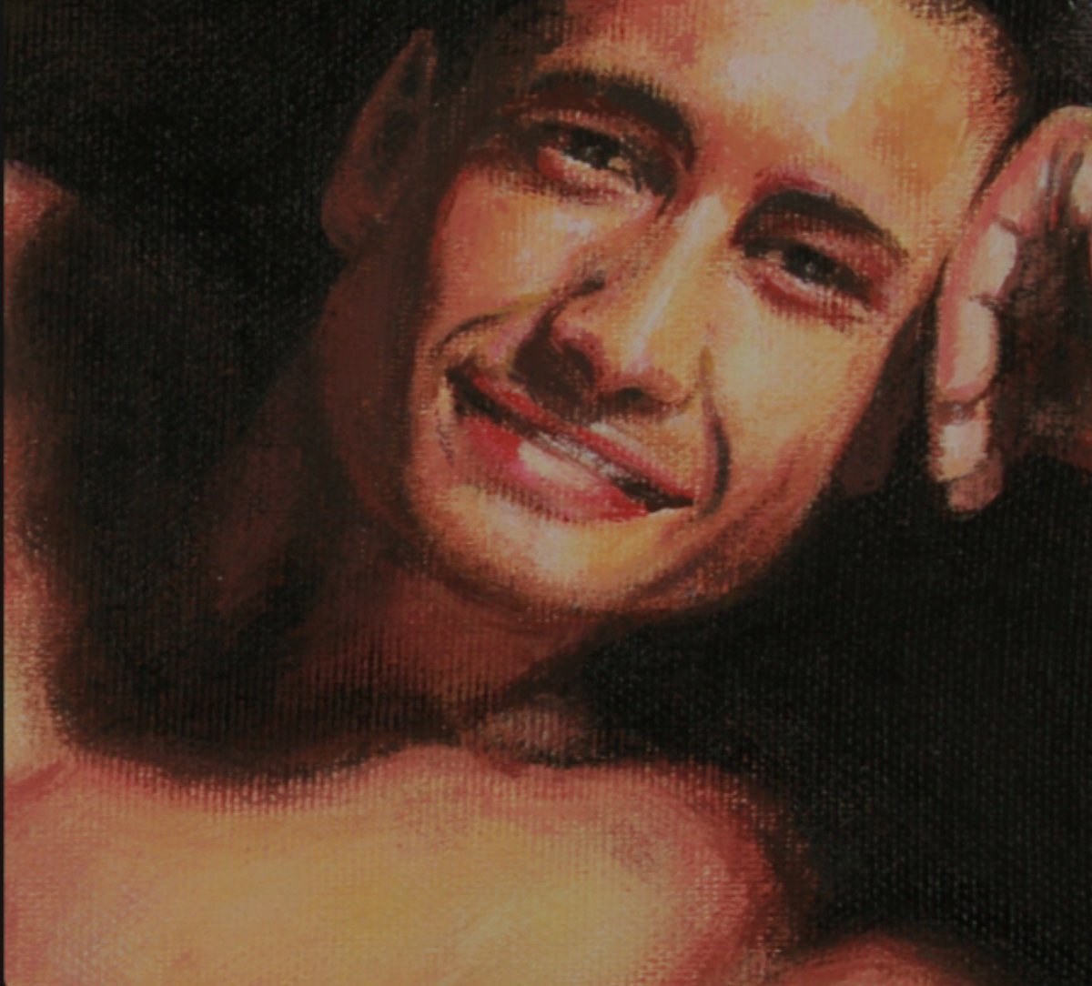 meninodcetim's tweet photo. Rizzo reclining nude portrait (1998) Pintura por Jorge Bandarra
é um retrato original de Allan Rizzo inspirado por uma foto de Von Doug Clouter. É uma pintura acrílica sobre tela.A pintura está assinada no verso da tela, datada de 1998. https://t.co/ZzlnkMD7VT