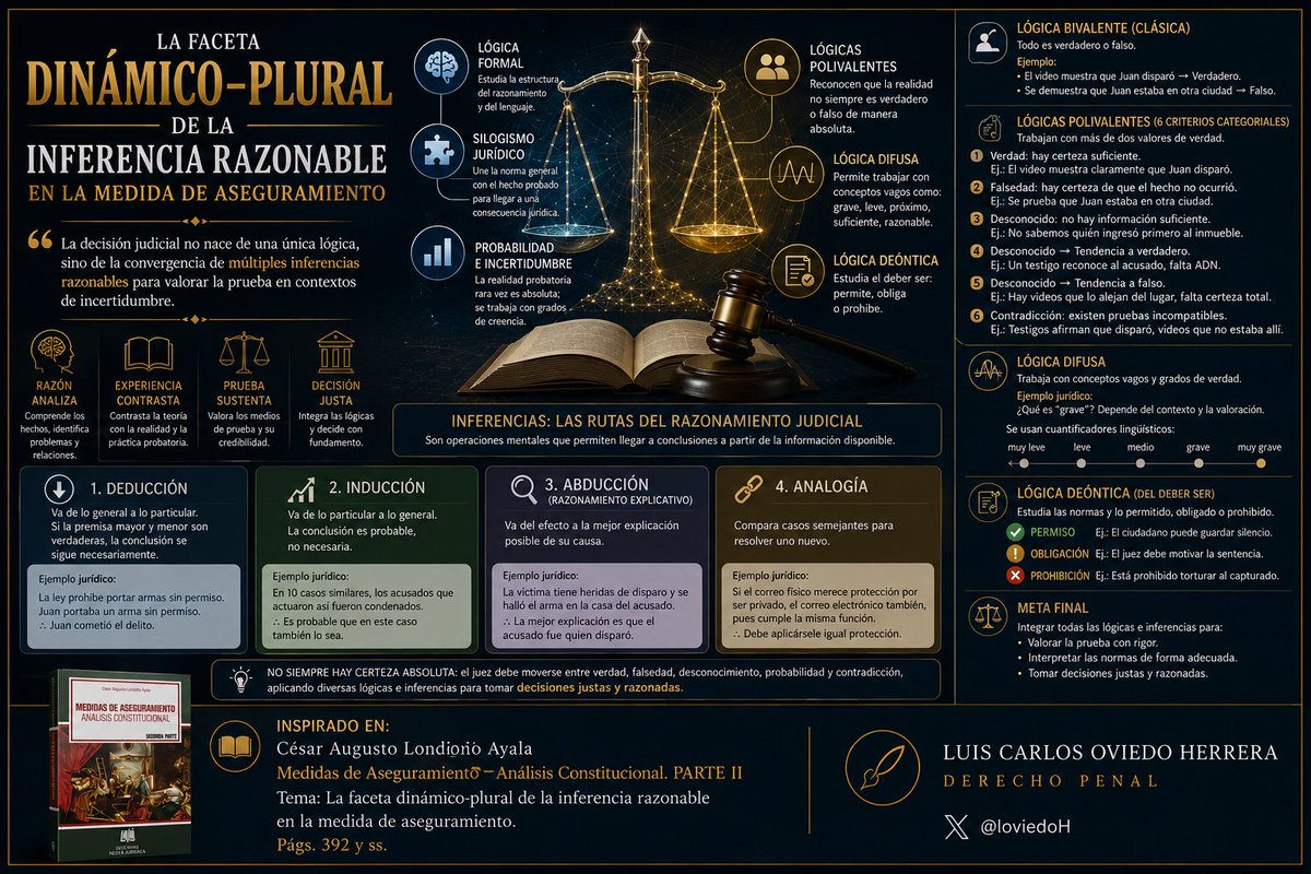 loviedoH's tweet photo. Leyendo el tema de la inferencia razonable en la medida de aseguramiento, puedo detectar algo que me parece importante: La lógica "inferencial" y sus clases aplicada al tema.

(Con ayuda de la IA organizo el contenido) https://t.co/jNXiilkrL7