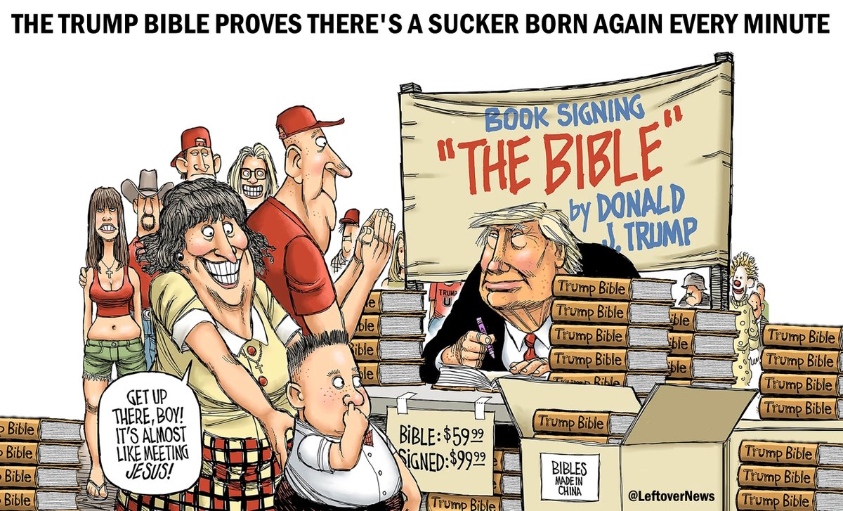 LeftoverNews's tweet photo. @tedcruz Trump proves there's a #SuckerBornAgain every minute https://t.co/FWstQpKKdL