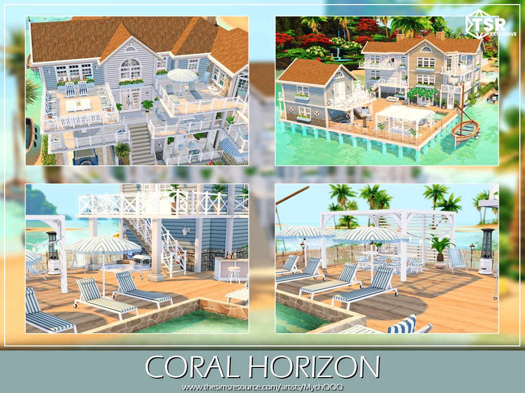 MychQQQ's tweet photo. "Coral Horizon" (CC needed) - download at
@TheSimsResource
Link: https://t.co/jPLJ21Oz8j
#TheSims #TheSims4 #TheSimsResource #TSR #ShowUsYourBuilds #SimsCreatorsCommunity #SimsFederation @TheSims @SimsCreatorsCom https://t.co/sMhfdWhIgR