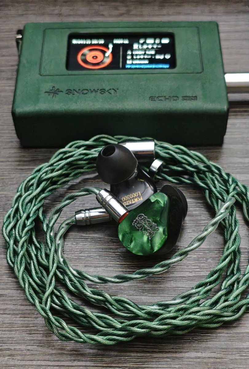皆様おはようございます☀ 今朝のお供は IEM ➠ Punch Audio Portazo