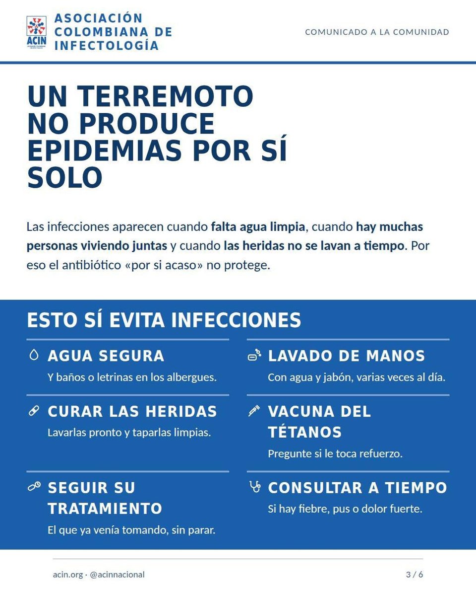 asocientificas's tweet photo. 1/2 | Los antimicrobianos no se donan ni se toman sin fórmula médica.

En una emergencia, automedicarse o entregar medicamentos sin coordinación puede causar reacciones adversas, resistencia a los antimicrobianos y retrasos en el diagnóstico. https://t.co/d4bs6ijWE6