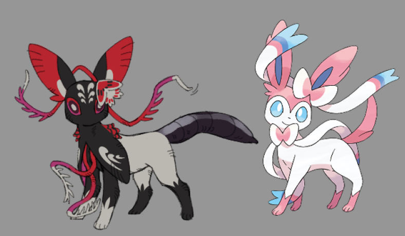 LAZYG0DZ's tweet photo. somethin somethin fairy/bug sylveon https://t.co/dmZvU3nlr6