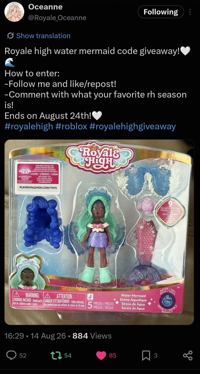 SakyStudios's tweet photo. @Royale_Oceanne Mhh glitterfrost might be one of the best in my opinion 😙 https://t.co/eRlwb9ebwf